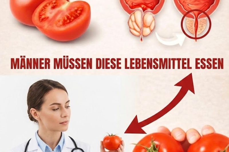 Sanfte Unterstützung für die Prostata: Wie Tomaten und Knoblauch Männern ab 40 helfen können