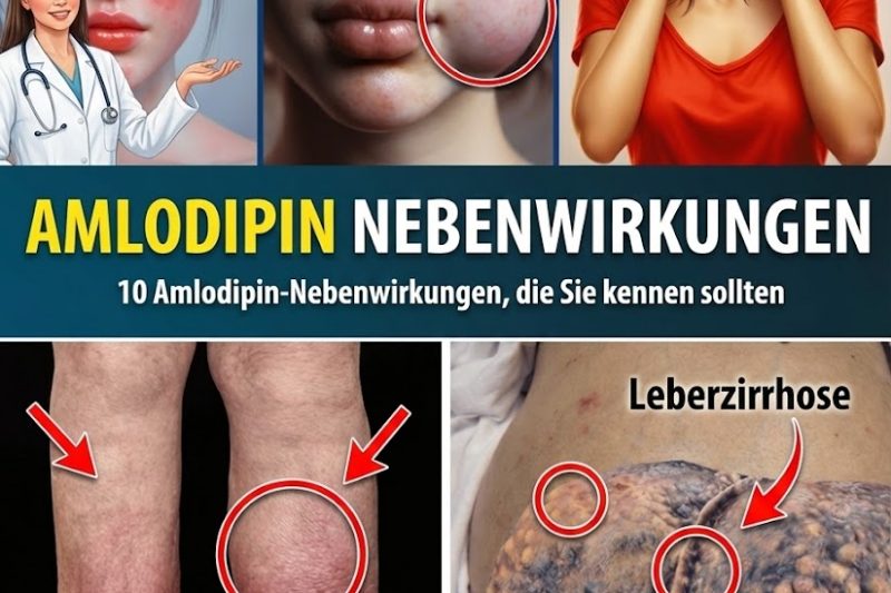 12 Weniger Bekannte Amlodipin‑Nebenwirkungen, Die Sie Kennen Sollten