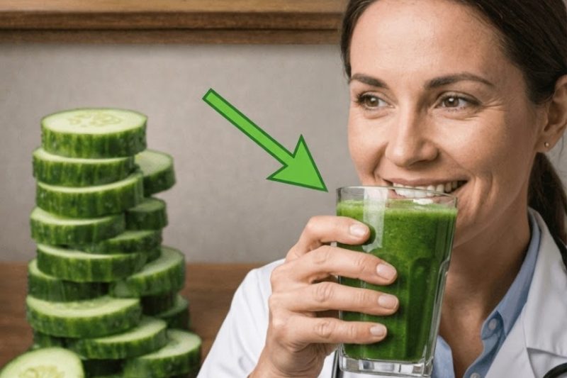 Gurken‑Limetten‑Grünsaft: Das erfrischende Getränk, das sanft bei Blutzucker, Blutdruck, Cholesterin, Schwellungen und vorzeitiger Hautalterung unterstützen kann