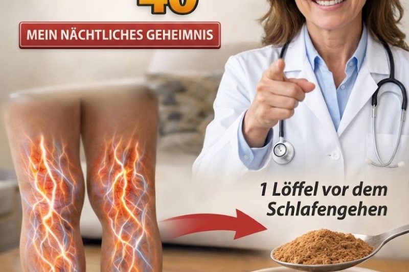 Senioren aufgepasst: Iss das vor dem Schlafengehen, um die Durchblutung in Beinen und Füßen schon in 24 Stunden zu fördern