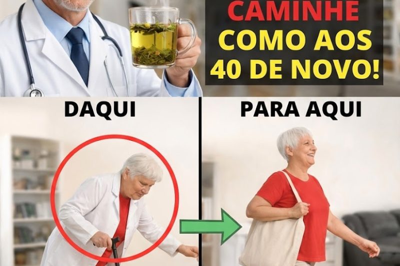 Mais de 60 anos? Estes 3 chás do dia a dia podem ajudar a manter a força muscular e uma caminhada mais firme