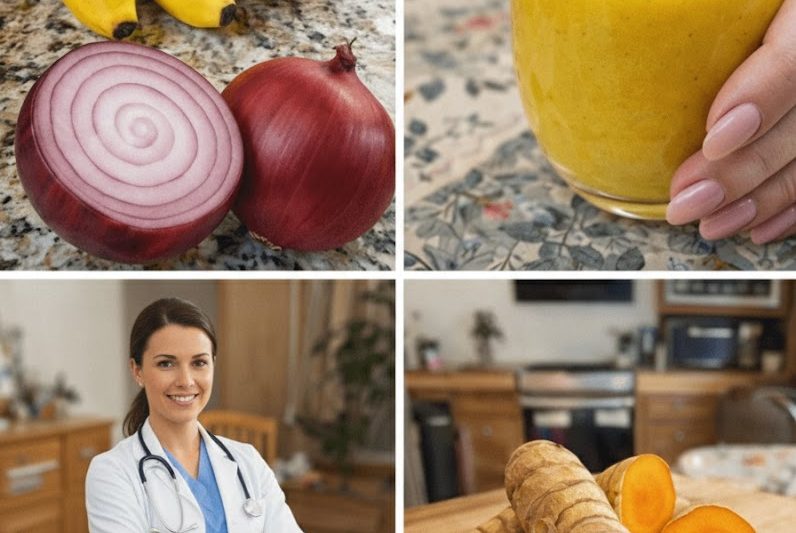 Um Remédio Natural para Aliviar o Desconforto nas Articulações e Ossos: Banana, Cebola e Açafrão‑da‑Terra