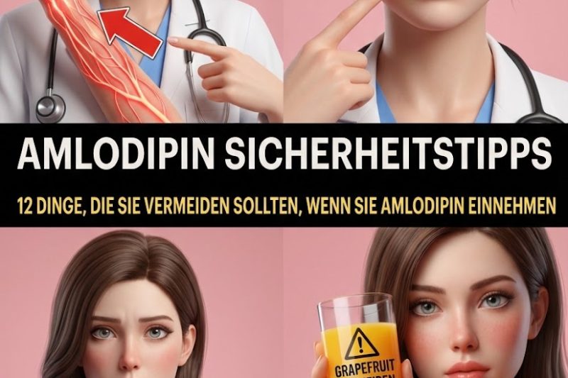 Amlodipin einnehmen: 12 entscheidende Dinge, die Sie vermeiden sollten für eine sicherere Blutdruck‑Kontrolle