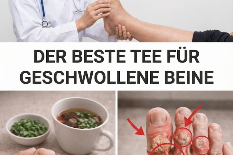Der einfache Tee, der geschwollene Beine auf natürliche Weise lindern kann
