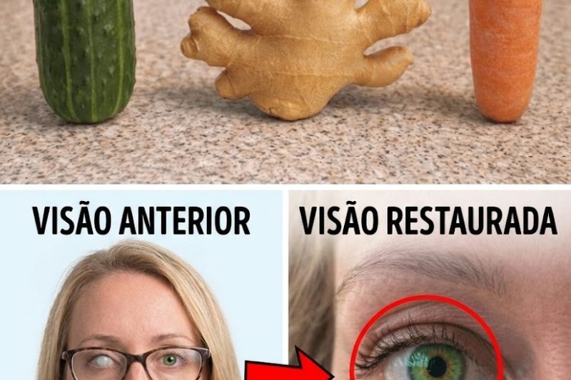 Hábitos para a Saúde dos Olhos com Pepino, Gengibre e Cenoura: Um Guia Simples de Nutrição Diária