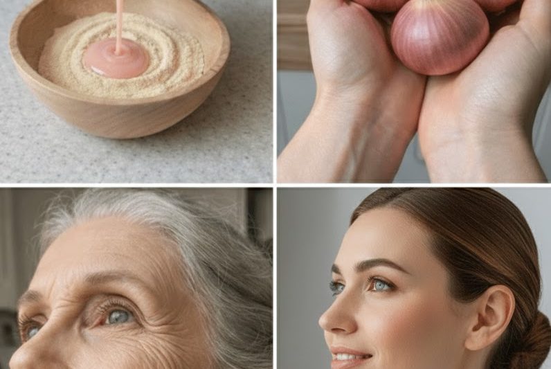 Diga Adeus à Maquiagem: Conquiste a Pele de Vidro Naturalmente e Atenue Rugas, Manchas Escuras e Pigmentação com Este Simples Remédio à Base de Cebola