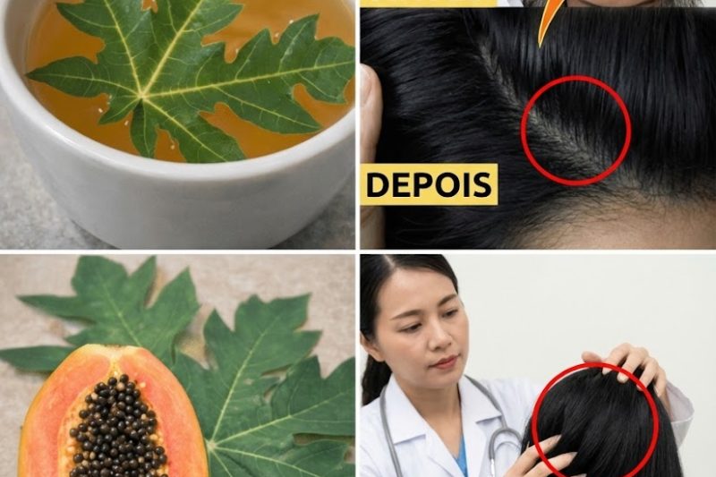 Descubra o Poder Natural das Folhas de Mamão para um Cabelo Mais Saudável e com Aparência Jovem