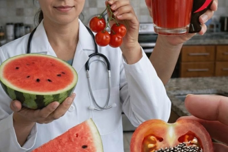 Impulso Natural de Energia por 6 Horas: O Poder do Suco de Melancia com Tomate