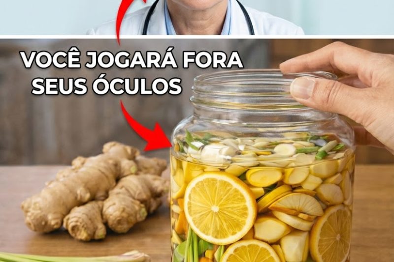 Bebida de Gengibre, Limão e Alho: Um Ritual Natural Que Está Chamando Atenção Para o Bem-Estar dos Olhos