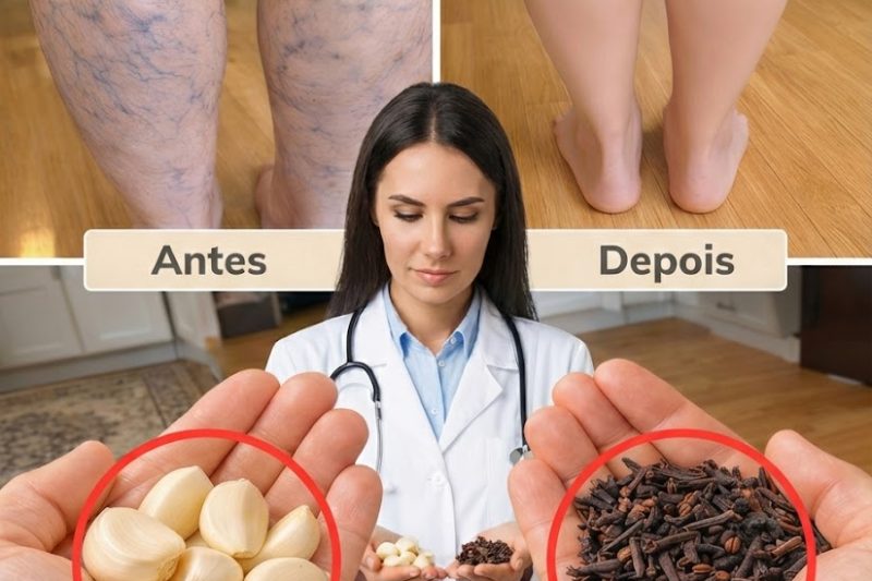 Dor nas Pernas, Reumatismo, Varizes e Inflamação nas Articulações: Apoio Natural com Alho e Cravo