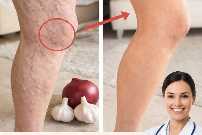 Formas Naturais e Poderosas de Apoiar o Conforto das Pernas e Reduzir a Aparência das Varizes com Alho e Cebola