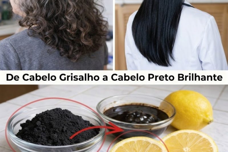 Transforme Cabelos Grisalhos em Pretos e Brilhantes Naturalmente em Apenas 5 Minutos