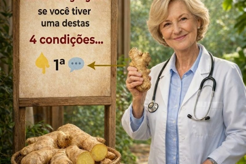 Gengibre é saudável para a maioria das pessoas — mas não para todas. Veja 4 condições que exigem cautela + explicação médica