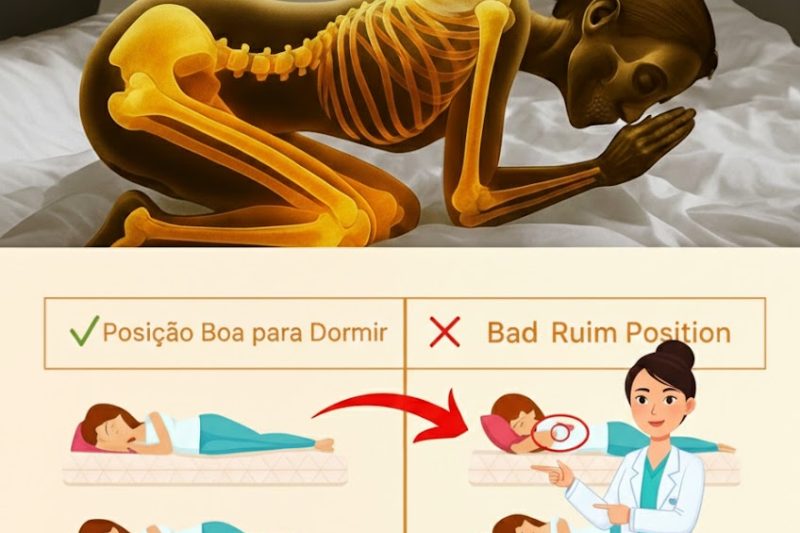 O Assassino Silencioso na Sua Cama: A Posição de Dormir Que Está Destruindo Sua Saúde (E Como Corrigir Hoje à Noite)
