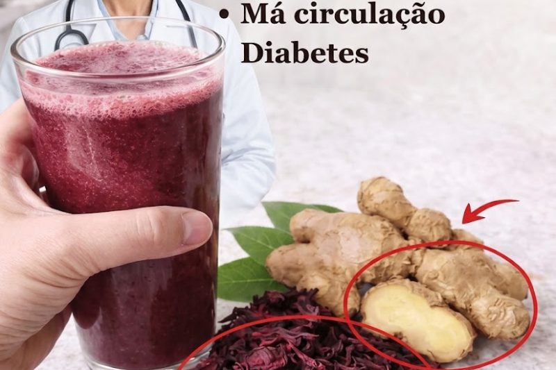 Um Hábito com Gengibre e Hibisco que Apoia Naturalmente a Saúde do Coração e do Metabolismo