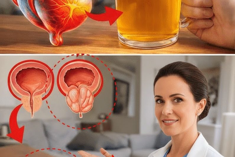 Uma Bebida Herbal Noturna Simples Para Conforto da Próstata e Sono Mais Profundo