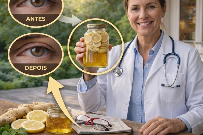 Descubra uma Receita Caseira Simples com Limão, Gengibre e Mel para Apoiar Naturalmente a Saúde dos Seus Olhos