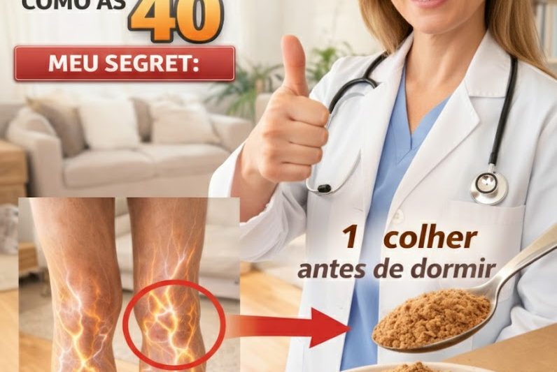 IDOSOS: Coma Isto Antes de Dormir para Ajudar a Melhorar a Circulação nas Pernas e Pés em Até 24 Horas