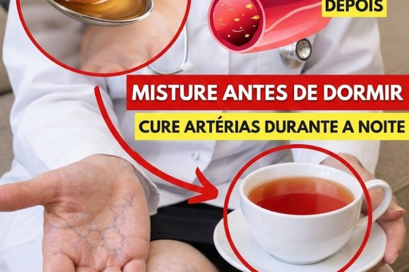 Misture Estes 3 Ingredientes Antes de Dormir – Apoie Suas Artérias Enquanto Você Descansa