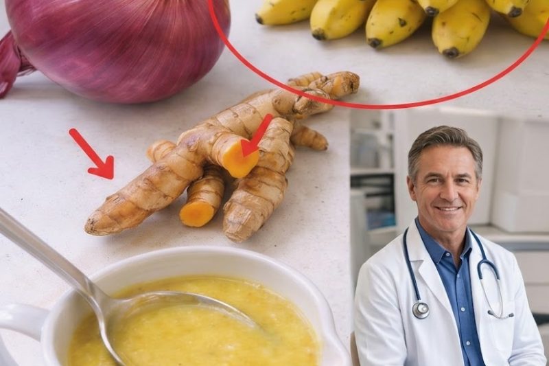 Descubra o Poder Surpreendente da Banana, Cebola e Cúrcuma para o Conforto das Articulações e Ossos
