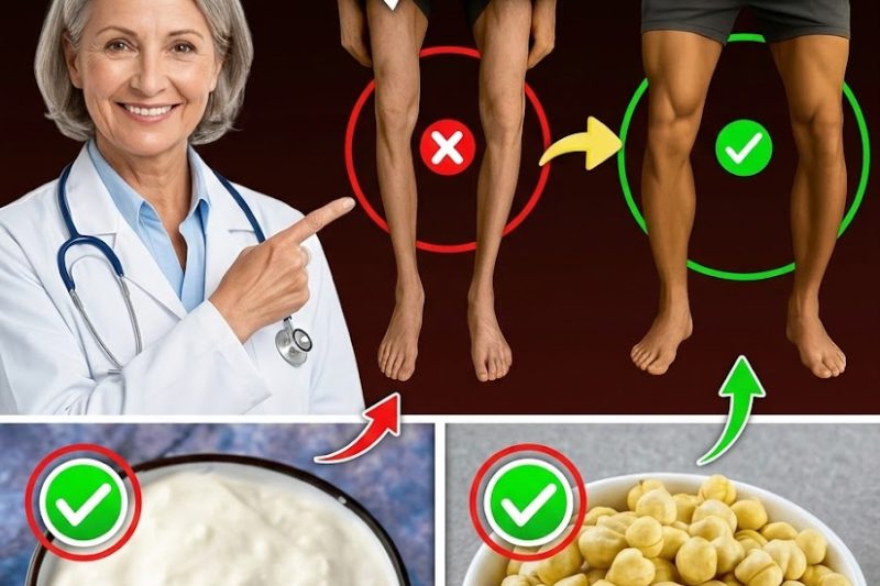 O Segredo Proibido Que Ninguém Conta: Coma ESTES 15 Alimentos e Reconstrua Pernas Fortes Como Ferro Depois dos 60