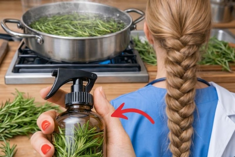 O Segredo Atemporal da Minha Avó para um Cabelo Bonito e Saudável: A Simples Rotina Noturna com Alecrim