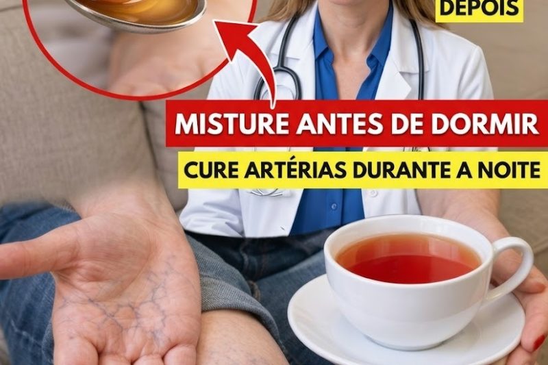Misture Estes 3 Ingredientes Antes de Dormir – Apoie Suas Artérias Enquanto Você Descansa