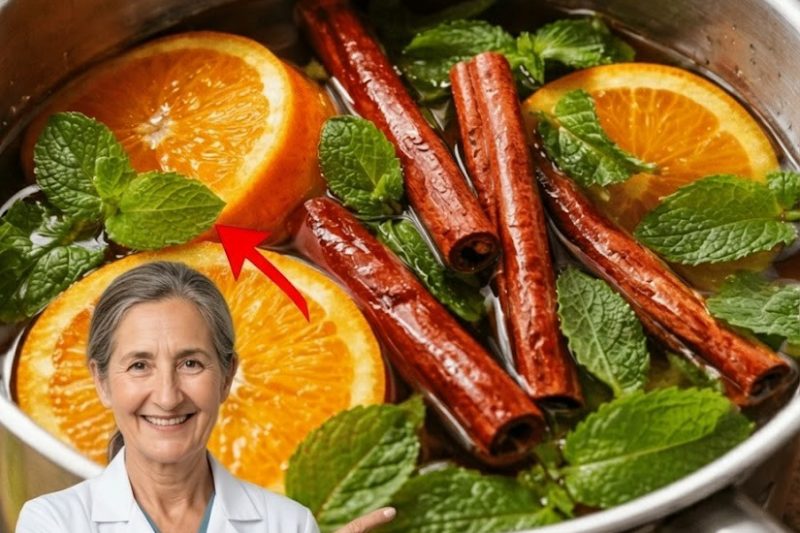 Descubra Este Simmer Pot de Laranja, Canela e Hortelã: Uma Forma Natural de Apoiar o Conforto Respiratório