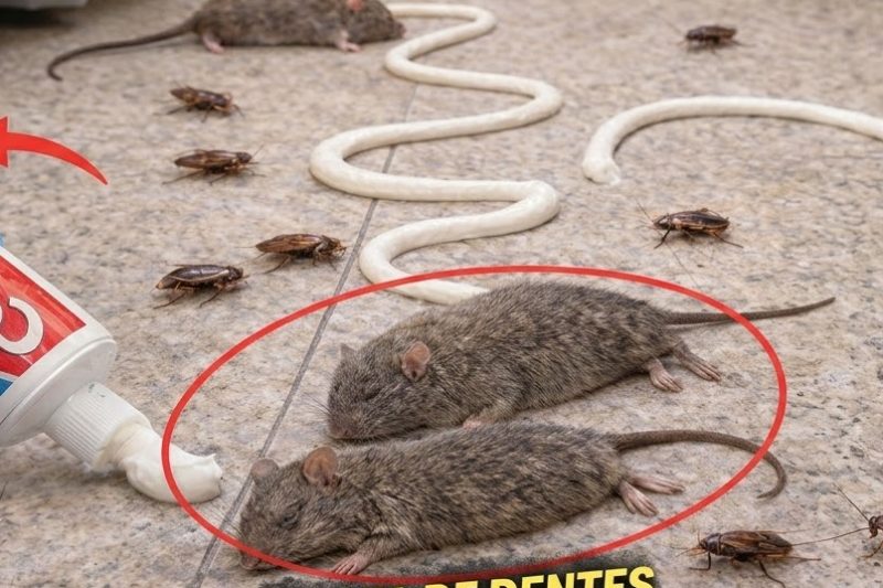 Pare de Gastar Dinheiro com Venenos para Pragas: Será que a Pasta de Dente Pode Afastar Ratos, Baratas e Formigas?