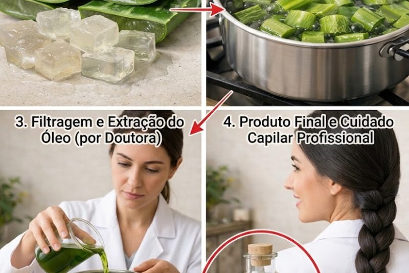 Como Fazer Óleo de Babosa para Acelerar o Crescimento do Cabelo e Reduzir a Queda