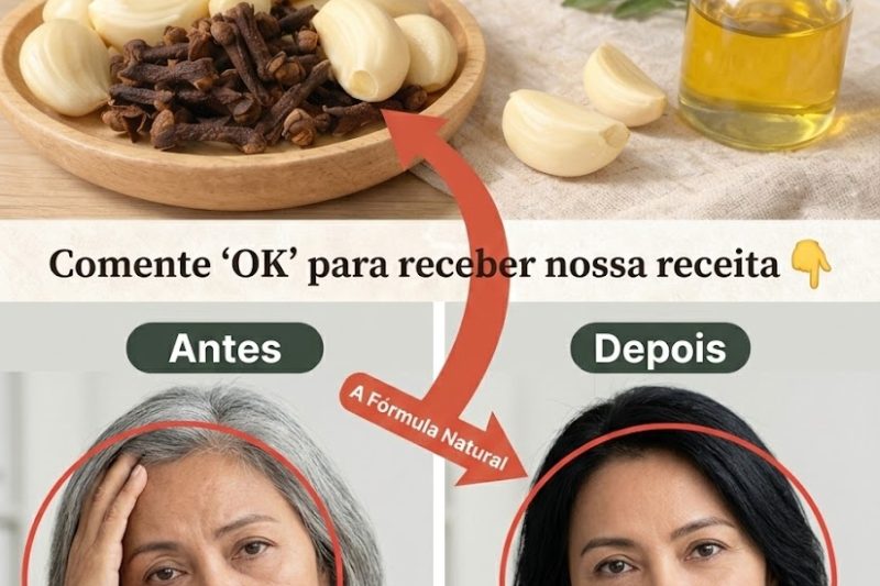Diga Adeus aos Cabelos Grisalhos com Alho e Cravo-da-Índia: Um Poderoso Remédio Natural