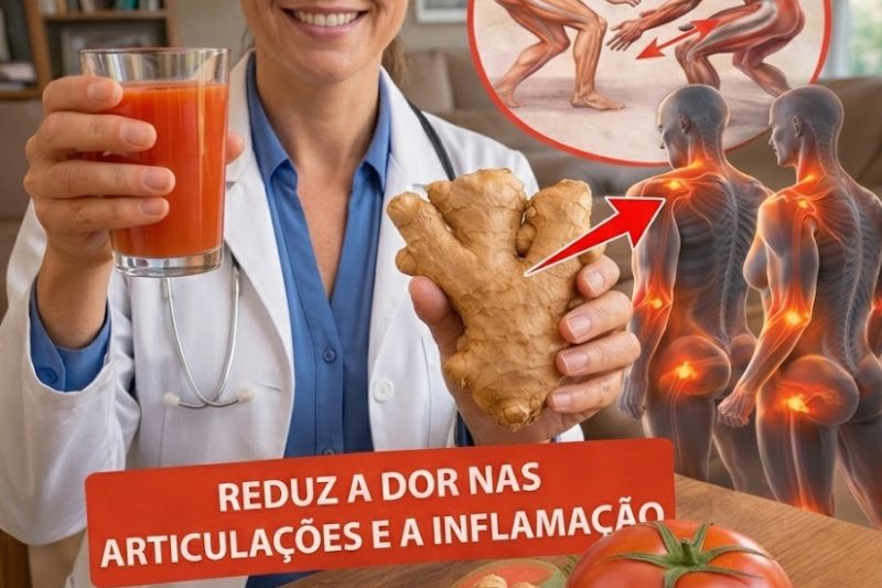 O Hábito Matinal Simples de Suco de Gengibre e Tomate para Energia Estável o Dia Todo