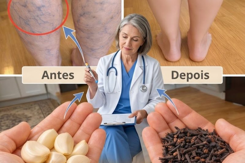 Dor nas Pernas, Reumatismo, Varizes e Inflamação nas Articulações: Apoio Natural com Alho e Cravo