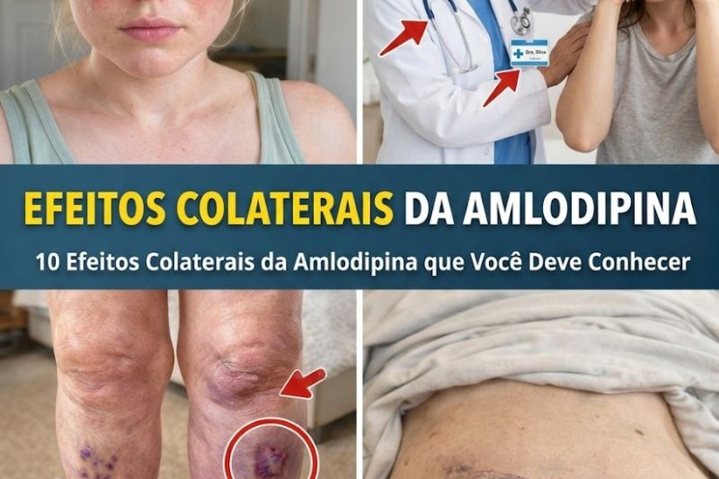 12 Efeitos Colaterais Pouco Conhecidos da Amlodipina que Você Precisa Conhecer Agora