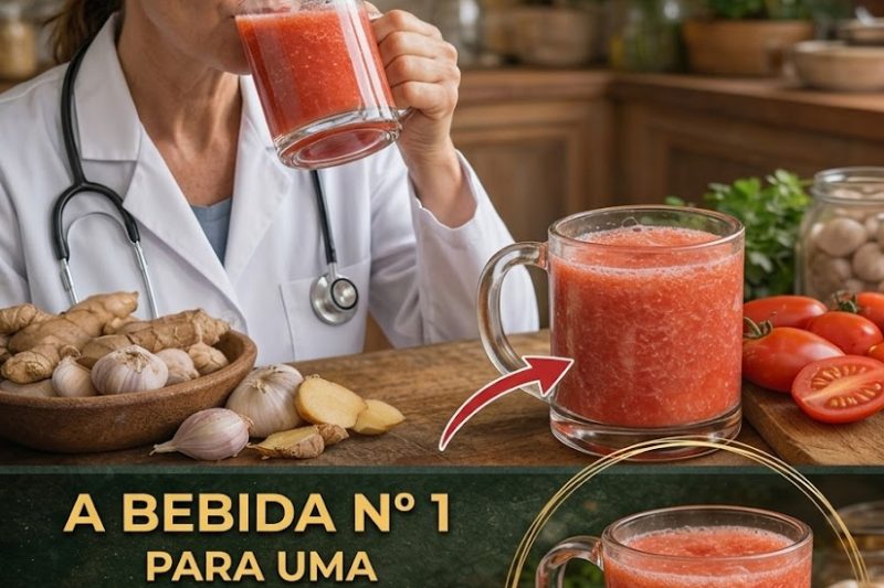Bebida Natural para Apoiar a Saúde da Próstata Após os 40: A Poderosa Mistura de Alho, Tomate e Cúrcuma