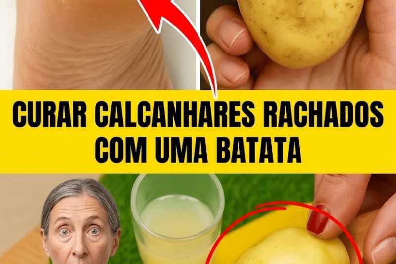 Remédio de Batata para Calcanhares Rachados: Cura Natural que Realmente Funciona