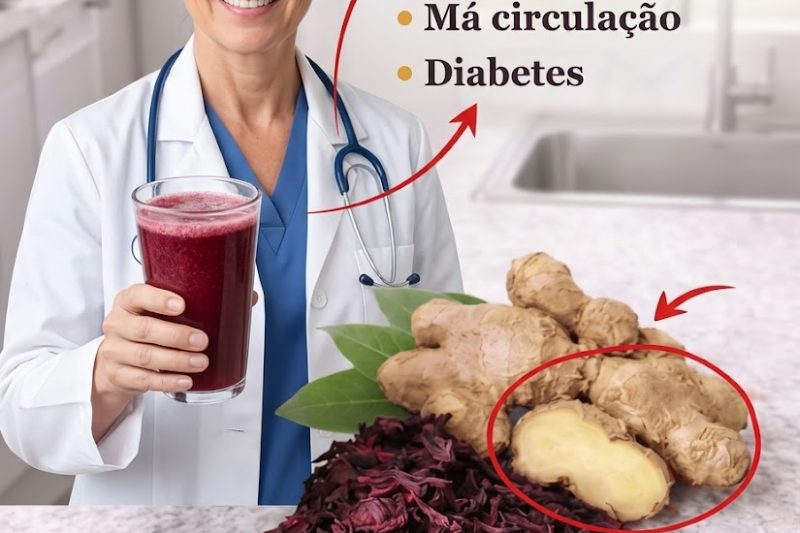 Um Hábito com Bebida de Gengibre e Hibisco que Pode Apoiar Naturalmente a Saúde do Coração e do Metabolismo