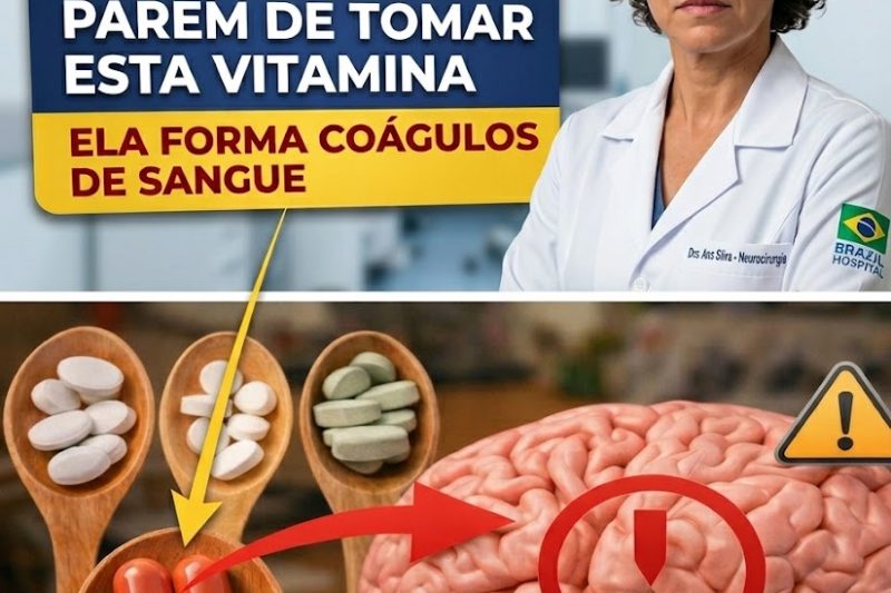 Como Médico, Fiquei Chocado: Esta Vitamina Pode Aumentar o Risco de AVC da Noite para o Dia