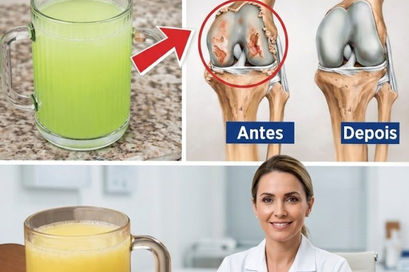 Bebida Matinal de 3 Ingredientes que Ajuda no Conforto dos Joelhos e Reduz a Rigidez ao Acordar