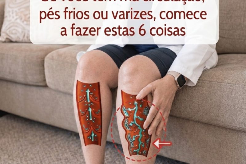 Se Você Sofre com Má Circulação, Pés Frios ou Varizes, Comece a Fazer Estas 6 Coisas