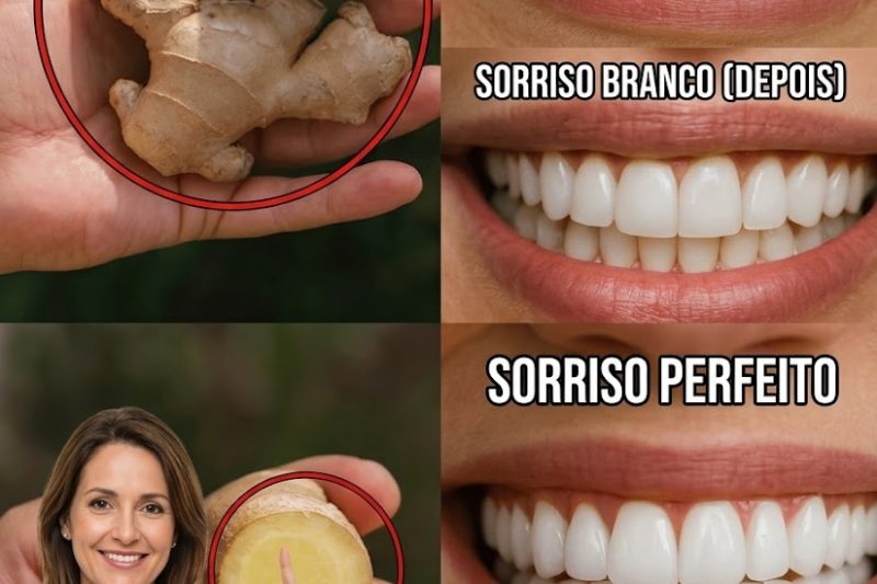 Revele um Sorriso Deslumbrante: O Segredo Natural de Gengibre e Sal para Clarear os Dentes
