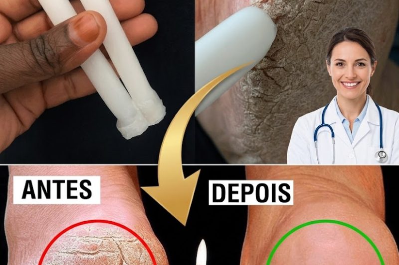 Amacie, Cure e Restaure Seus Pés Durante a Noite com Cera de Vela