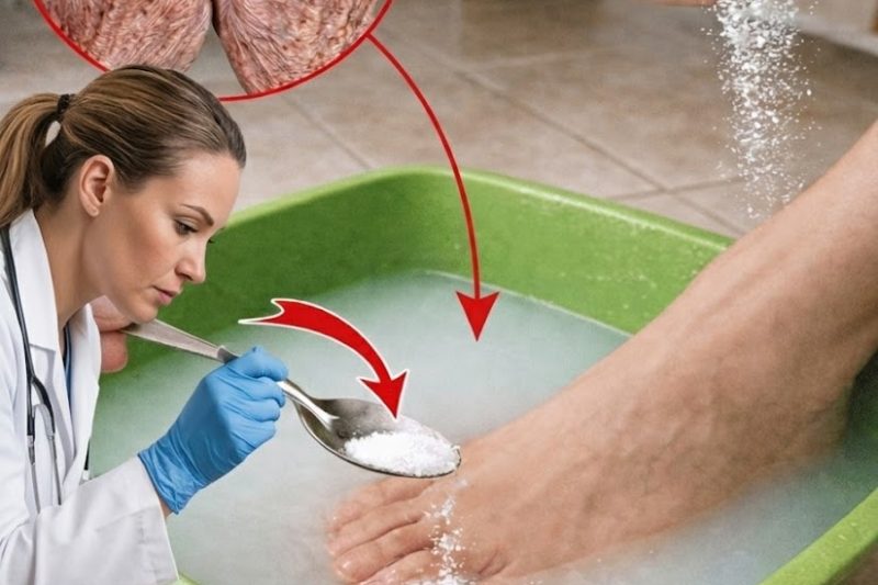 Diga Adeus às Cãibras nos Pés, Formigamento, Dor e Inchaço: Um Simples Escalda-Pés Noturno para Mais Conforto