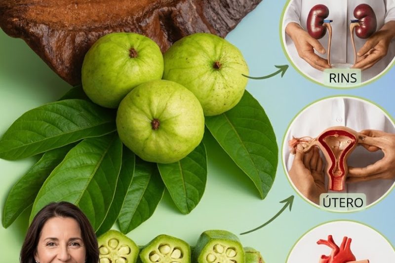 Tesouros Escondidos da Natureza: Desperte o Poder da Ovulação com Folhas de Goiaba, Fruto Aidan e Quiabo