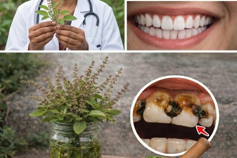 Como o Manjericão Sagrado (Tulsi) Pode Ajudar Naturalmente a Fortalecer os Dentes, Proteger as Gengivas, Melhorar o Hálito e Prevenir Cáries