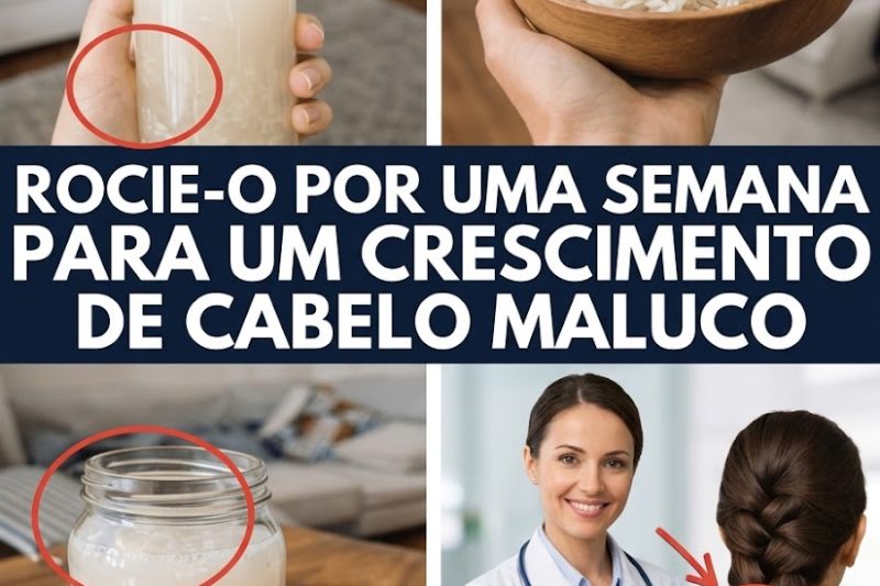 Rotina com Água de Arroz para Crescimento Capilar e Cuidado Noturno do Couro Cabeludo para um Cabelo Naturalmente Mais Saudável em Casa