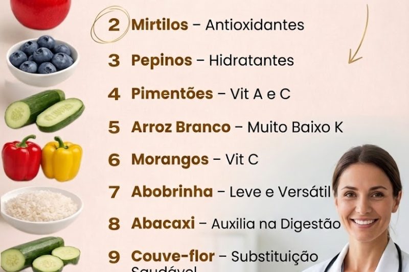 10 Melhores Alimentos com Baixo Potássio para Pacientes Renais: Opções Seguras e Deliciosas