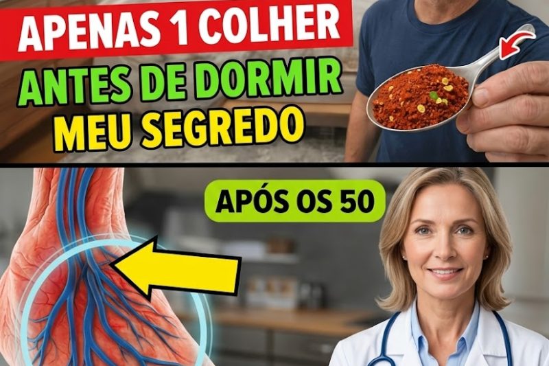 Idosos: Consuma ISTO Antes de Dormir para Melhorar a Circulação nas Pernas Durante a Noite – Acorde com os Pés Mais Quentes!