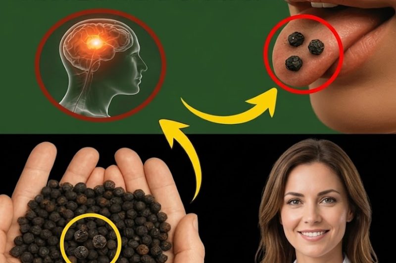 Título: Mastigue Pimenta-Preta Antes de Dormir: 9 Benefícios Surpreendentes Para a Saúde Que Pouca Gente Conhece
