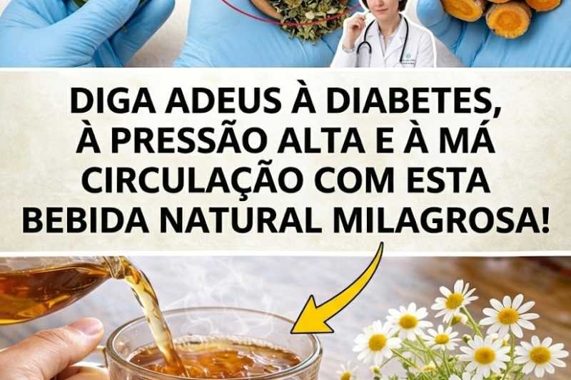 Bebida Natural que Pode Ajudar a Apoiar o Açúcar no Sangue, a Pressão Arterial e a Circulação Saudável